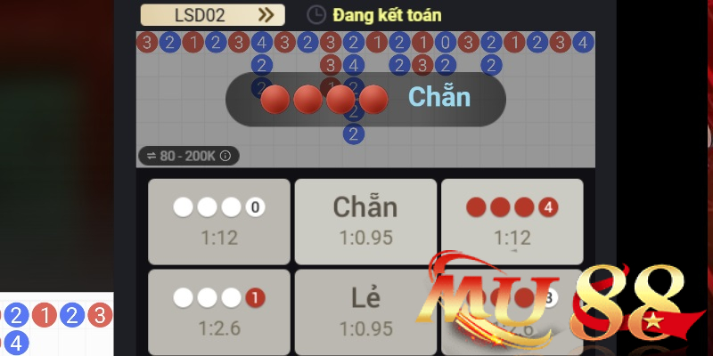 Xóc Đĩa Lucky - Game cược siêu tốc kiếm tiền tỷ nhanh chóng 2 Cược Chẵn Lẻ