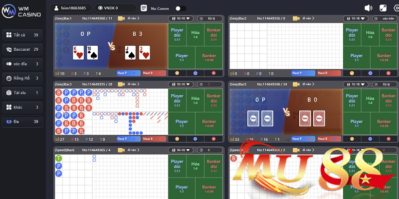 Sảnh WM Casino - Đa dạng trò chơi tỉ lệ thưởng cao ngất ngây 4 Giữ tâm lý giải trí