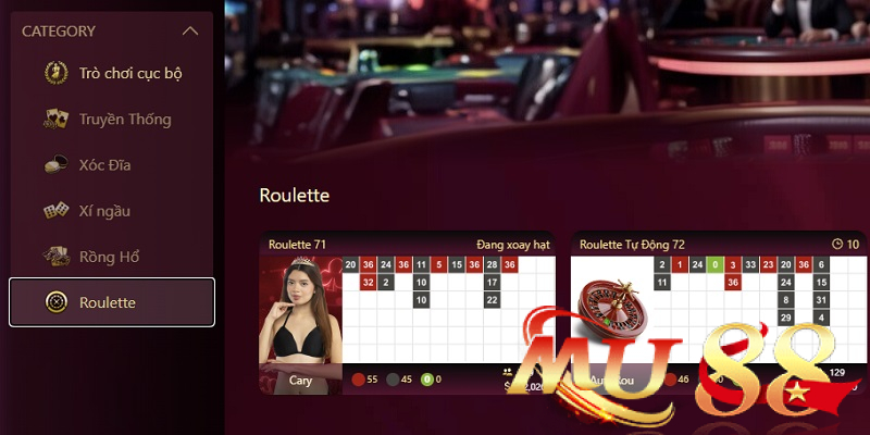 Roulette - Trải nghiệm vòng quay Châu Âu