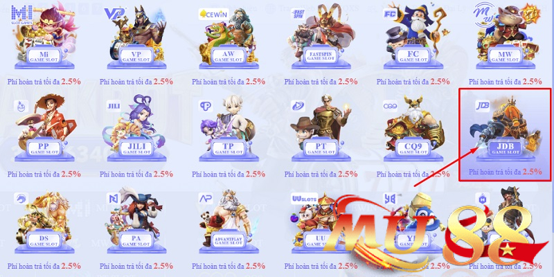 Tìm hiểu về Sảnh JDB Slot